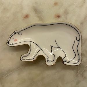 Polar bear jewelry dish